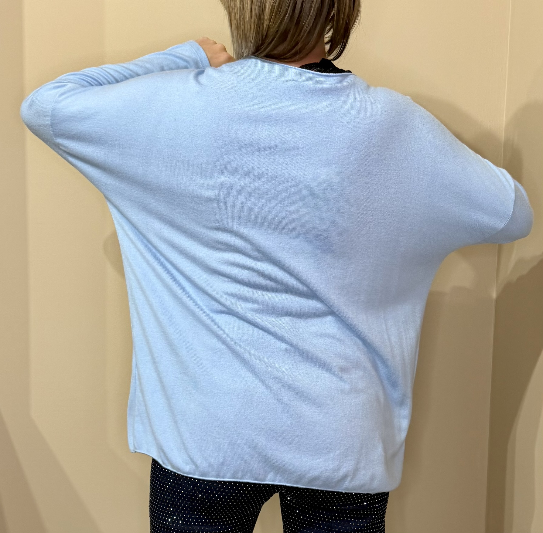 Pull Cœur Effet Patchwork – Image 4